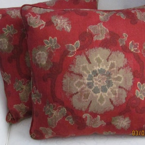 Thibaut 19.5&quot; Linen Pillow Cover with Self Cording