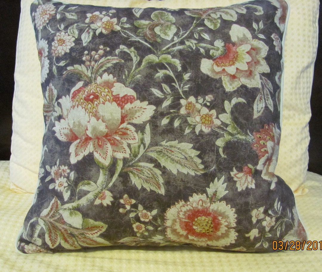 Raymond Waites Linen/cotton Pillow Cover With Cording