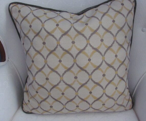 Robert Allen 18 Tapestry Pillow Cover With Velvet Etsy