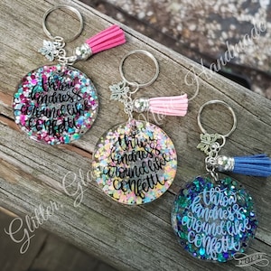 Throw Kindness Around Like Confetti Keychain! Confetti Dot custom Keychain. Custom Gift for birthday or any occasion! 3 color choices!