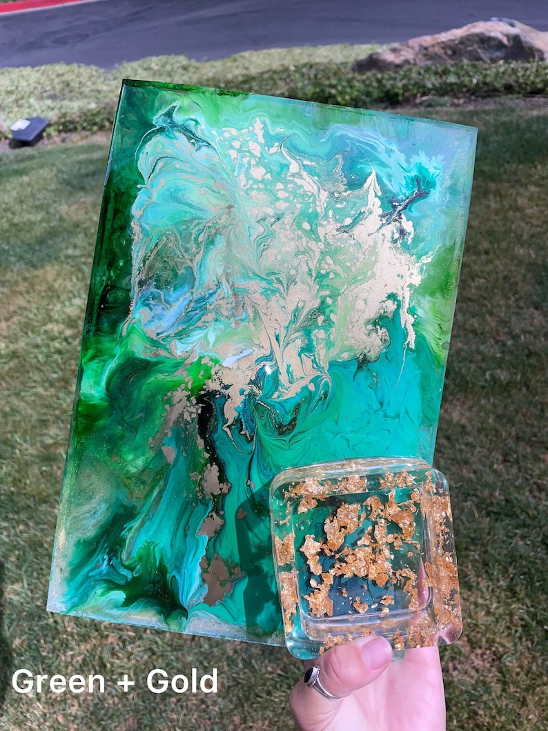 Resin Ashtray & Weed Rolling Tray Set Etsy