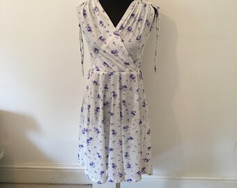 70&#39;s vintage DELICATE FLORAL dress