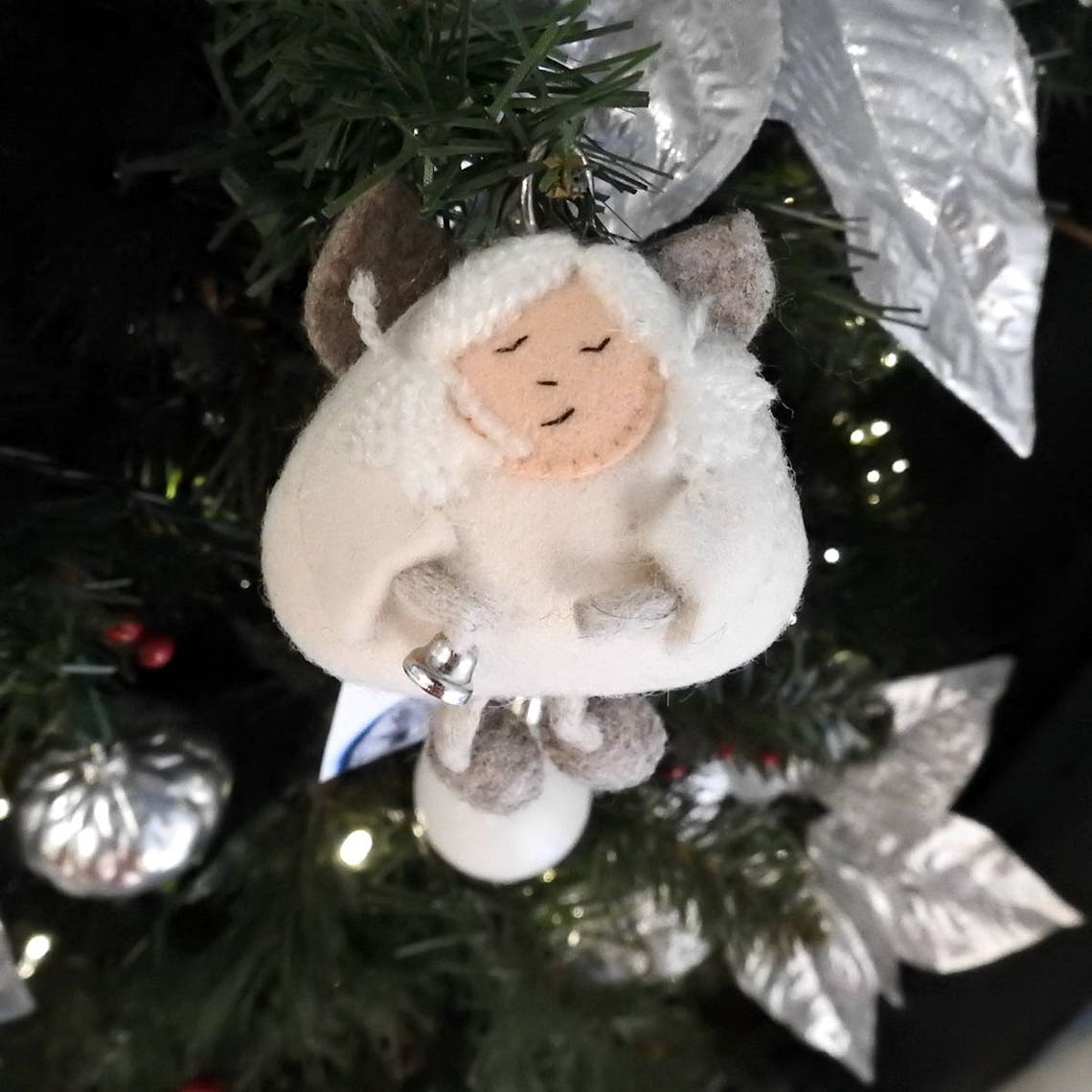 Christmas Tree Angel Ornament Etsy