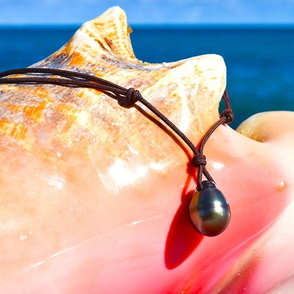 Collier pendentif 1 perle de Tahiti (12,5mm)