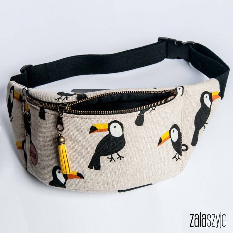 Slow Fashion High Quality Toucans Fanny Pack Custom Made
