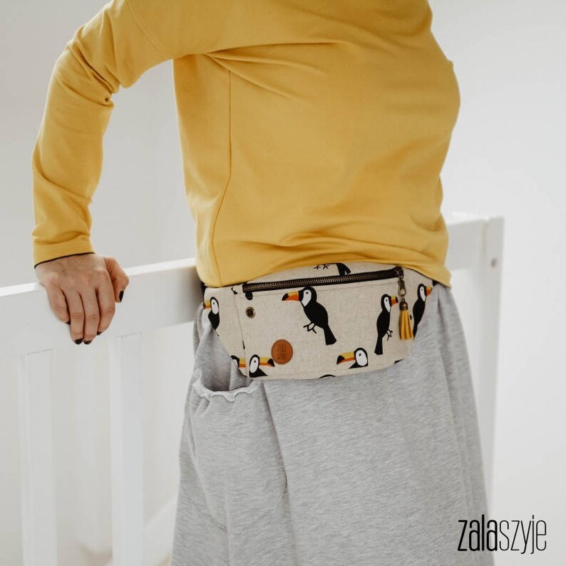 Slow Fashion High Quality Toucans Fanny Pack Custom Made