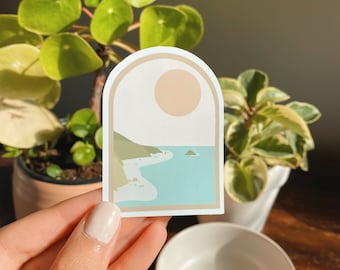 Big Sur Sticker: California Coast Highway 1 Die-Cut Sticker