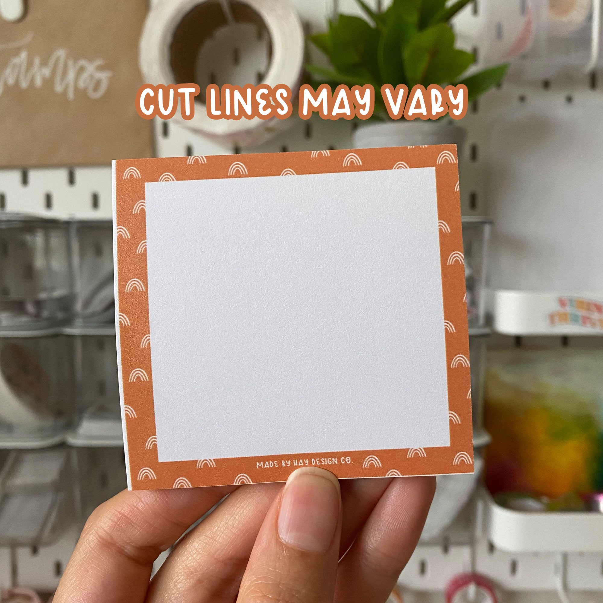 Boho Rainbow Sticky Notes Cute Note Pad Boho Stationery - Etsy