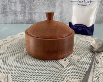 Cherry Wood Salt Cellar