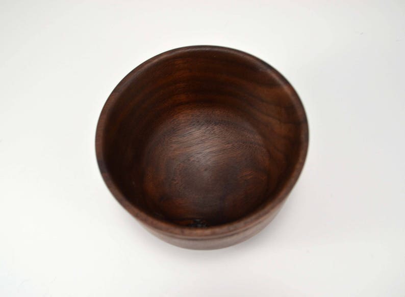 Walnut Wood Snack BowlCandy DishKey Holder