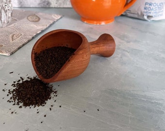 Cherry Wood Coffee Scoop/Scoop/Measuring Scoop/Coffee Spoon/Tea Scoop/Tablespoon/Coffee Gifts/Party Favor/Stocking Stuffer/Handmade