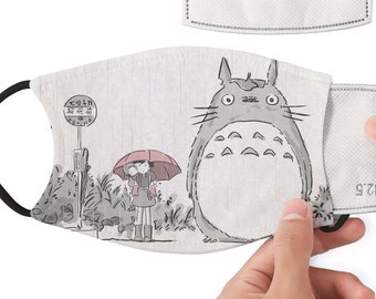 Totoro Face Mask Etsy