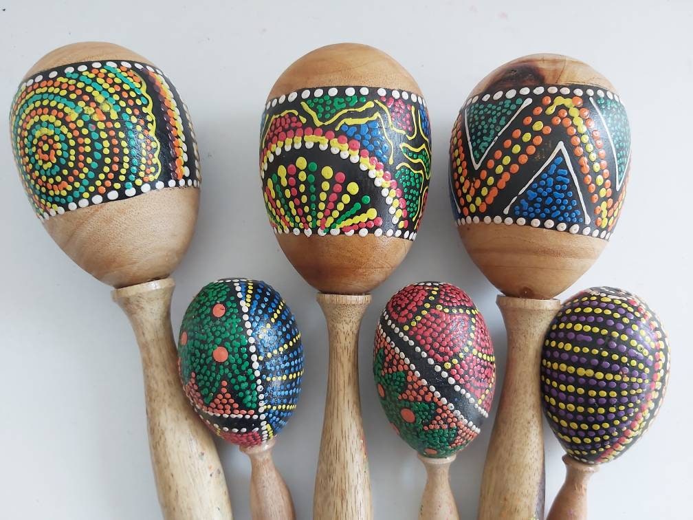 Traditional Maracas / Exotic Maracas / Handicraft Etsy