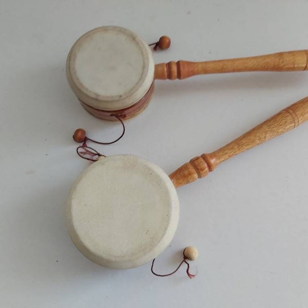 Tambour en cuir de chèvre - Instrument de percussion - Instrument de musique