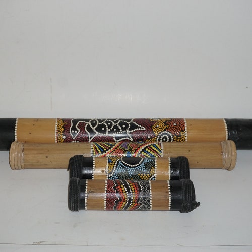 Bamboo Rain Stick / Musical Instrument Etsy