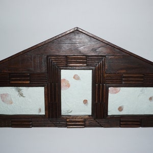 Triple photo Frame / Wooden photo Frame / Home Decor / Wall Decor