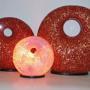 Donut Lampshade / Mosaic Donut lamp / Handmade Mosaic / Handicraft