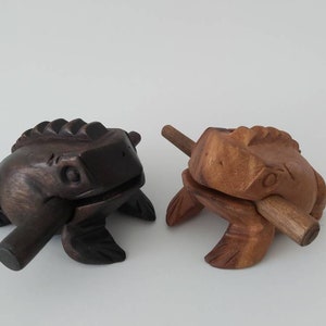 Wooden Musical Frog / Percussion instrument / Frog Musical instrument. image 2