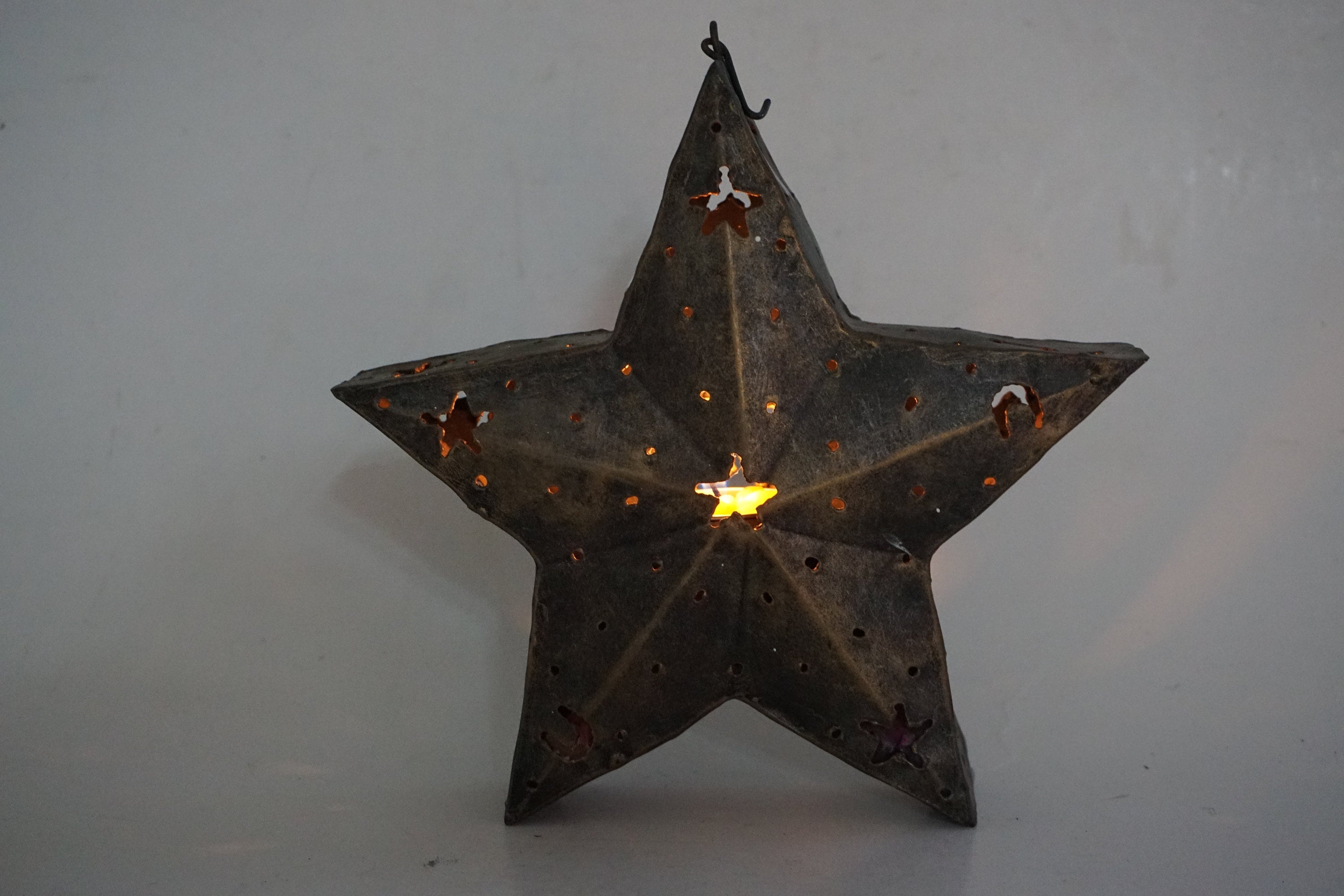 Metal Star Candle Holder / Metal Art. Etsy