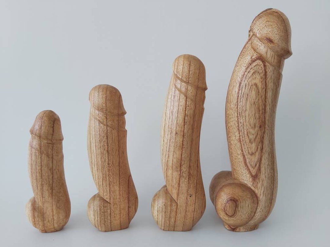 18 MATURE Wooden Standing Penis / Wooden Penis / Hand Carved Penis / Wood  Carving 