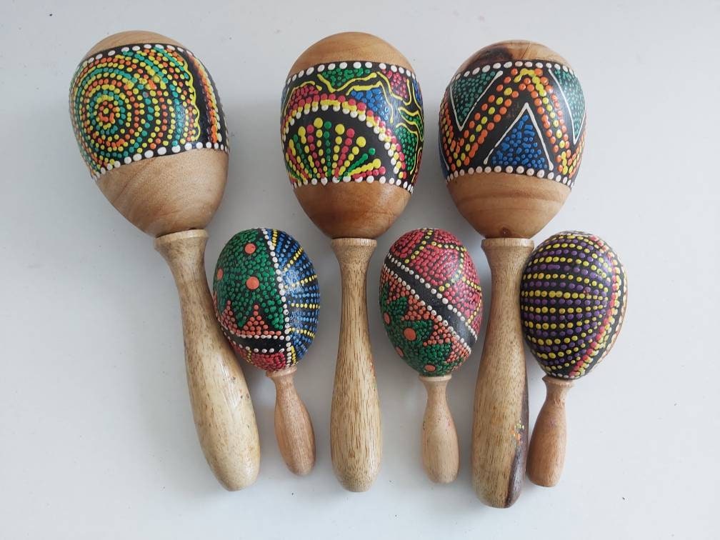 Traditional Maracas / Exotic Maracas / Handicraft Etsy