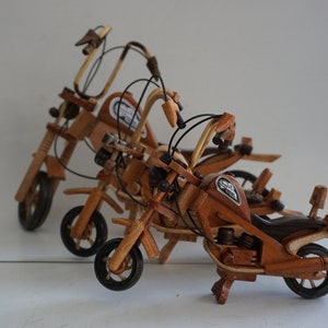 Wooden Harley Davidson - Handicraft