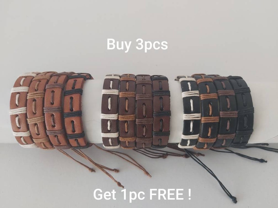 Buy Adjustable Leather Bracelet Handmade Leather Bracelet for Online in  India  Etsy