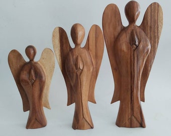 15+ Hand Carved Wooden Angels