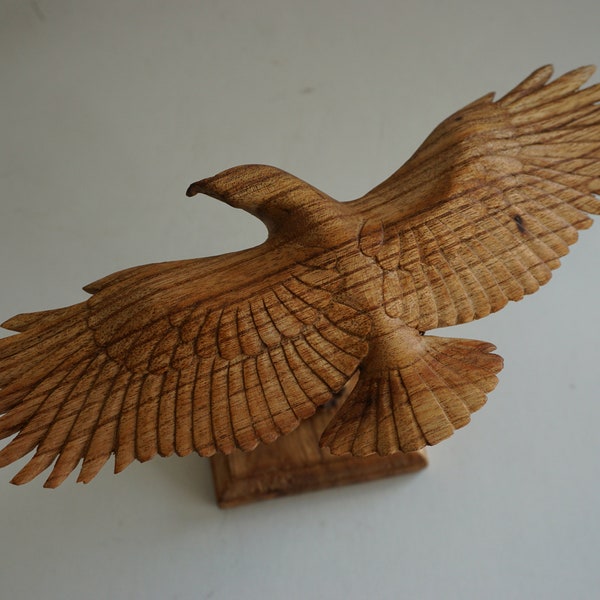 Eagle Wood Carving Etsy