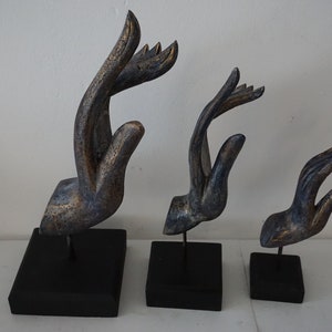 Wooden Buddha Hand / Buddha Hand Sculpture / Home Decor.