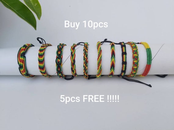 Rasta bracelet deals