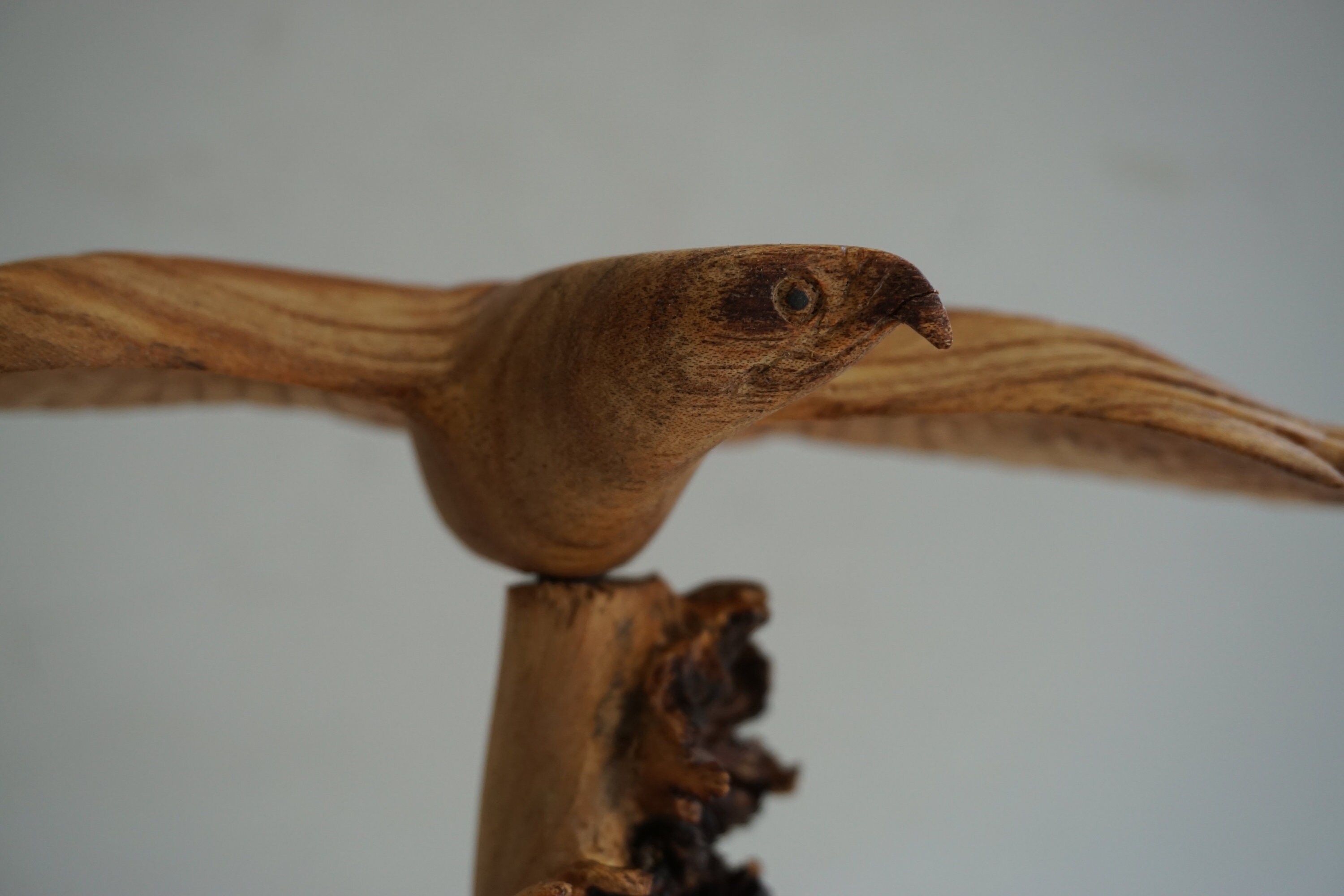 Wooden Flying Eagle / Wooden Eagle / Eagle Sculpture / Wood Etsy