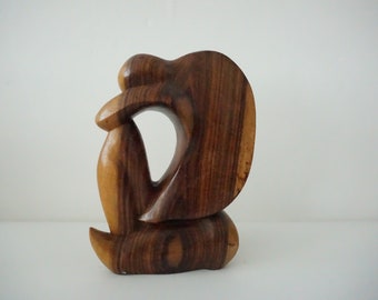 Abstract  Man - Wood Carving