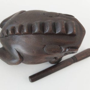 Wooden Musical Frog / Percussion instrument / Frog Musical instrument. image 8