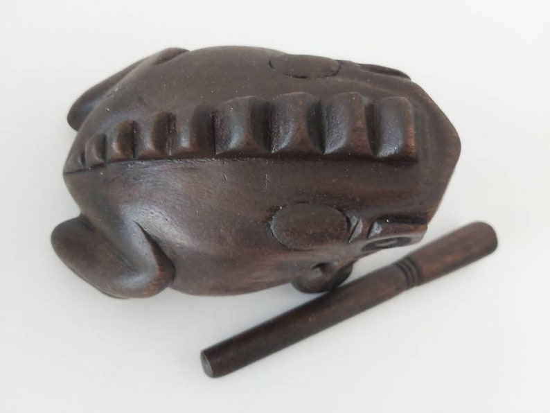 Wooden Musical Frog / Percussion instrument / Frog Musical instrument. image 8
