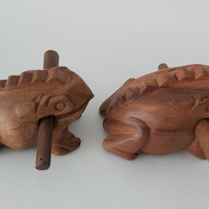 Wooden Musical Frog / Percussion instrument / Frog Musical instrument. image 5