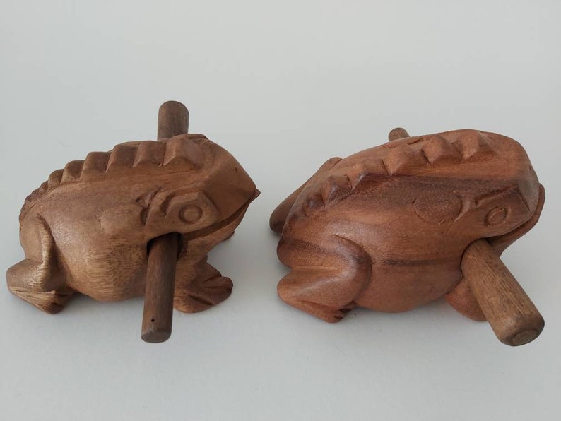 Wooden Musical Frog / Percussion instrument / Frog Musical instrument. image 5