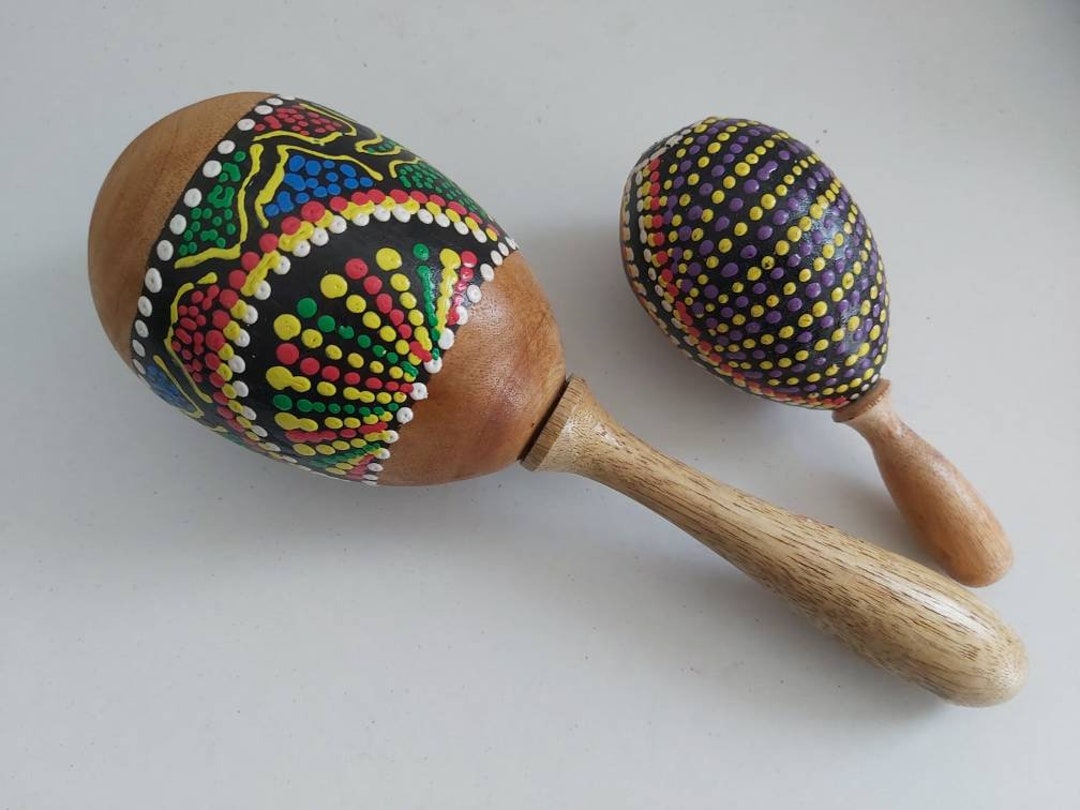 Traditional Maracas / Exotic Maracas / Handicraft Etsy