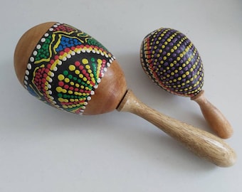 Traditional Maracas / Exotic Maracas / Handicraft