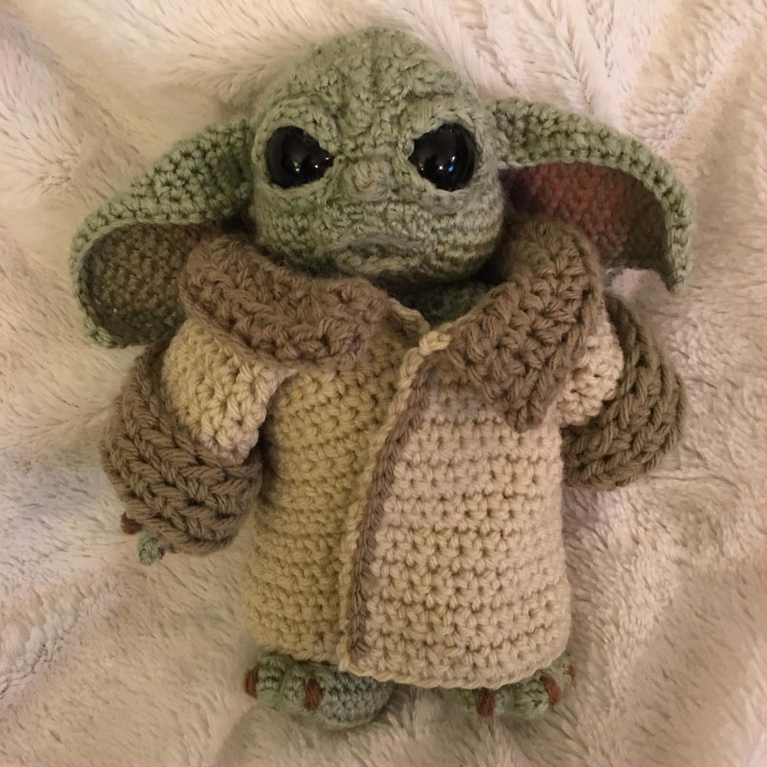 CROCHET BABY YODA Doll Toy Stuffed Animal Baby Yoda Etsy