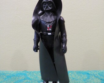 Vintage 1970's Star Wars Darth Vader Figure 1:18 Scale 3.75" with Original Robe