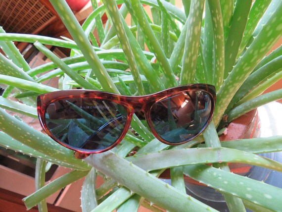 VTG Liz Claiborne Tortoise Sunglasses Liz Claiborne Mauritius Tortoise Oval Vintage SUNGLASSES (Z  main image 4