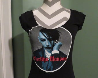 MARILYN MANSON 2007 Tour T-shirt Size Medium. - Etsy