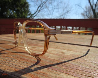 RARE Vintage 1960's Safilo Fedra Italy Eyeglasses, Cat Eye