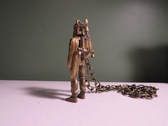 Vintage 90's Boba Fett Star Wars Necklace View 2
