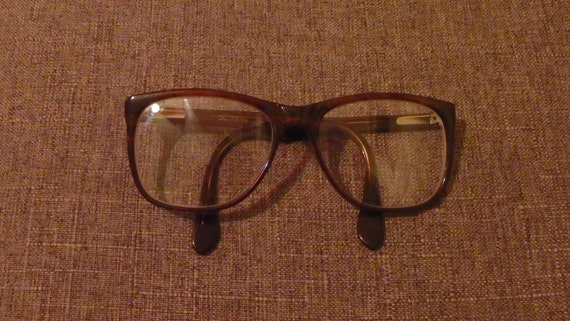 Vintage 1980's Oleg Cassini Chocolate Eyeglasses … - image 2