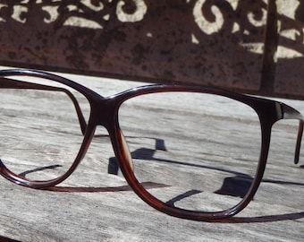Vintage 1980's Capri Tortoise Shell Eyeglasses, Frames Only