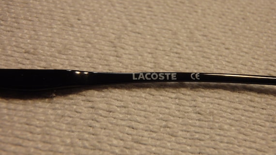 Vintage 1980's Lacoste Gator Glasses Frames Only - image 5