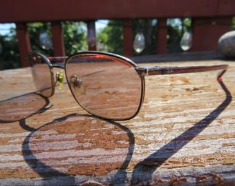 Vintage 1980's RayBan Metal Frame Oval Eyeglasses, Frames Only
