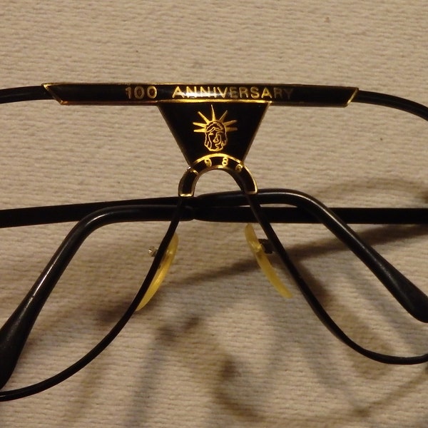 Vintage 1980's Metal Aviator Eye-Glasses, Frames Only